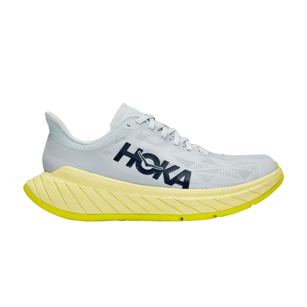 HOKA Carbon x 2 Blue Flower Luminary Green