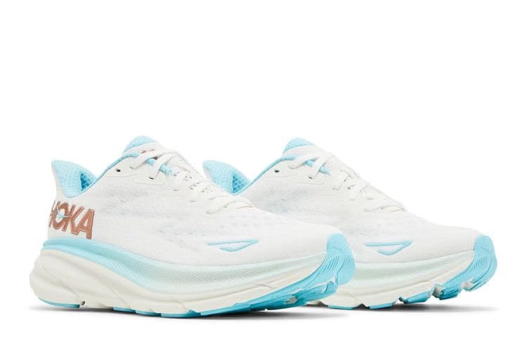HOKA Wmns Clifton 9 Wide 'Frost Rose Gold'