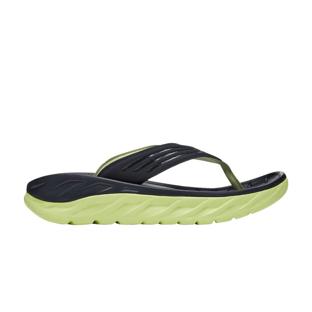 HOKA Ora Recovery Flip Slide Blue Graphite Butterfly