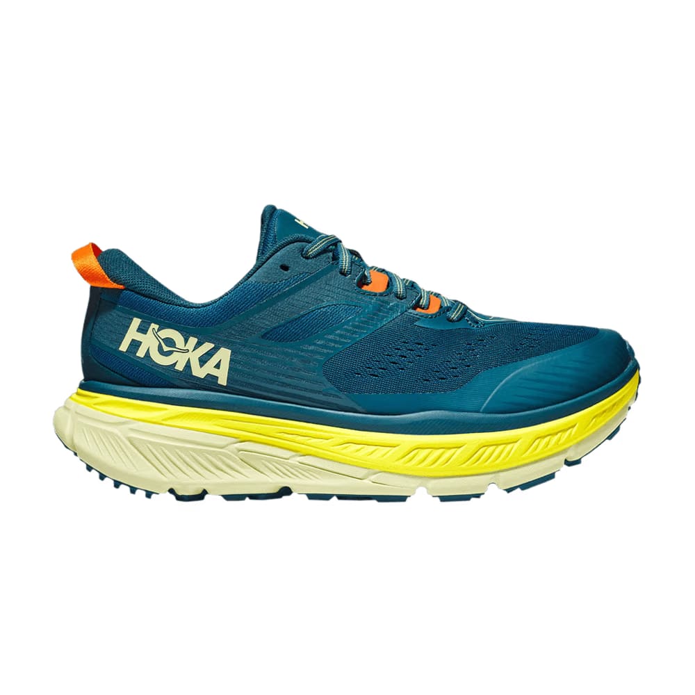 HOKA Stinson 6 Blue Coral Butterfly