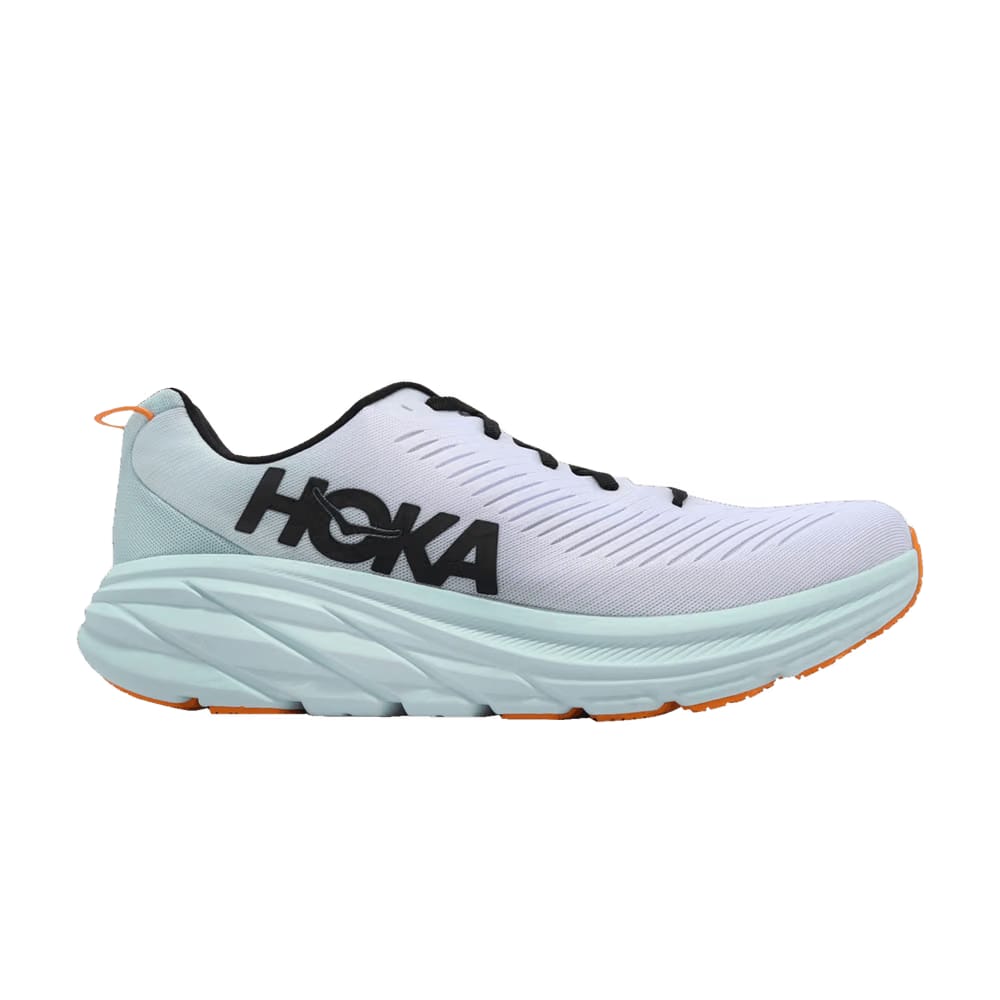 HOKA Rincon 3 2E Wide White Blue Glass