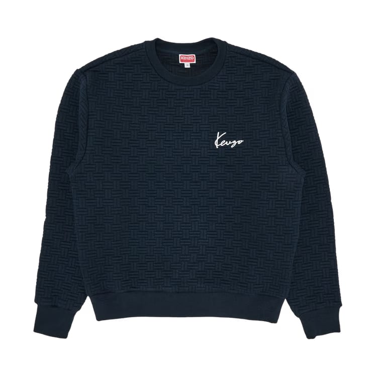 Kenzo Weave Classic Sweatshirt Blue/Black