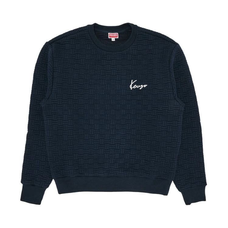 Kenzo Weave Classic Sweatshirt Blue/Black