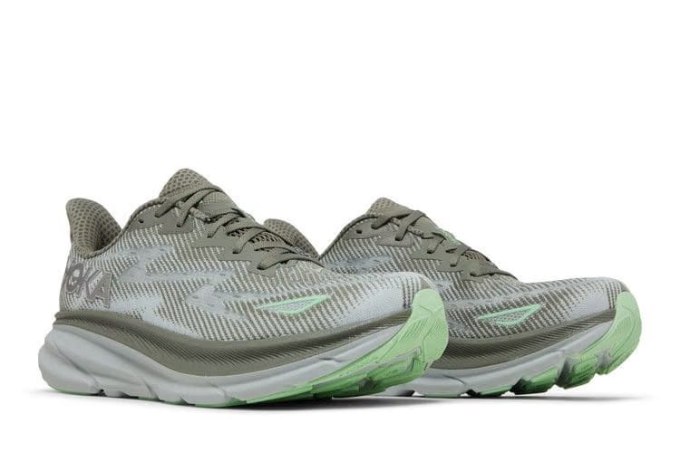 HOKA Clifton 9 Olive Haze Mercury