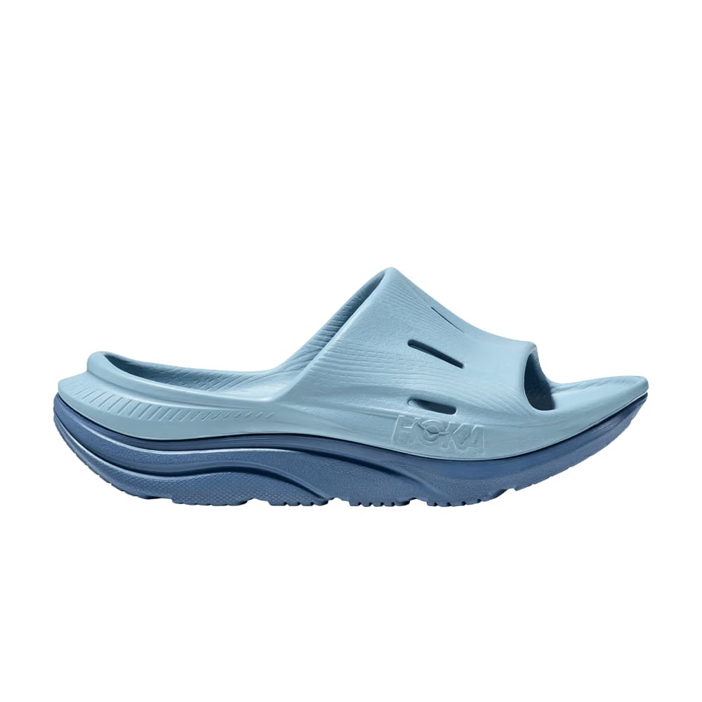 HOKA Ora Recovery 3 Slide Kids Stone Blue
