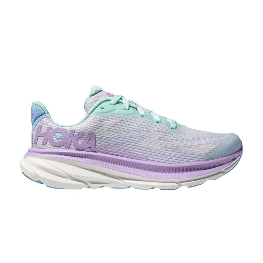 HOKA Clifton 9 Kids Sunlit Ocean Lilac Mist