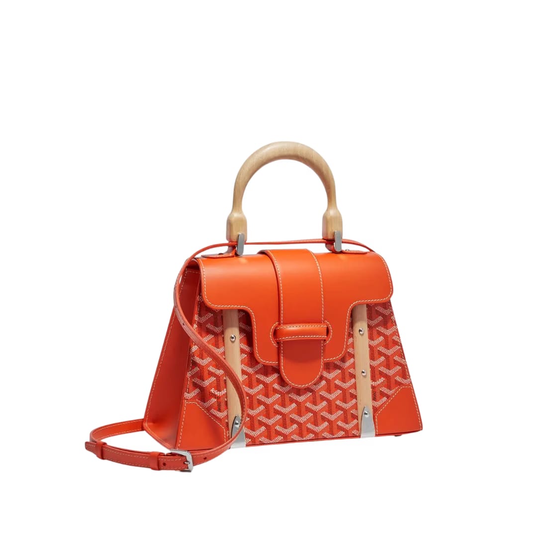 Saïgon Structuré PM Bag (Orange)
