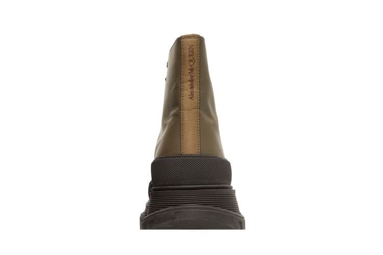 Alexander McQueen Tread Slick Boots Khaki Black