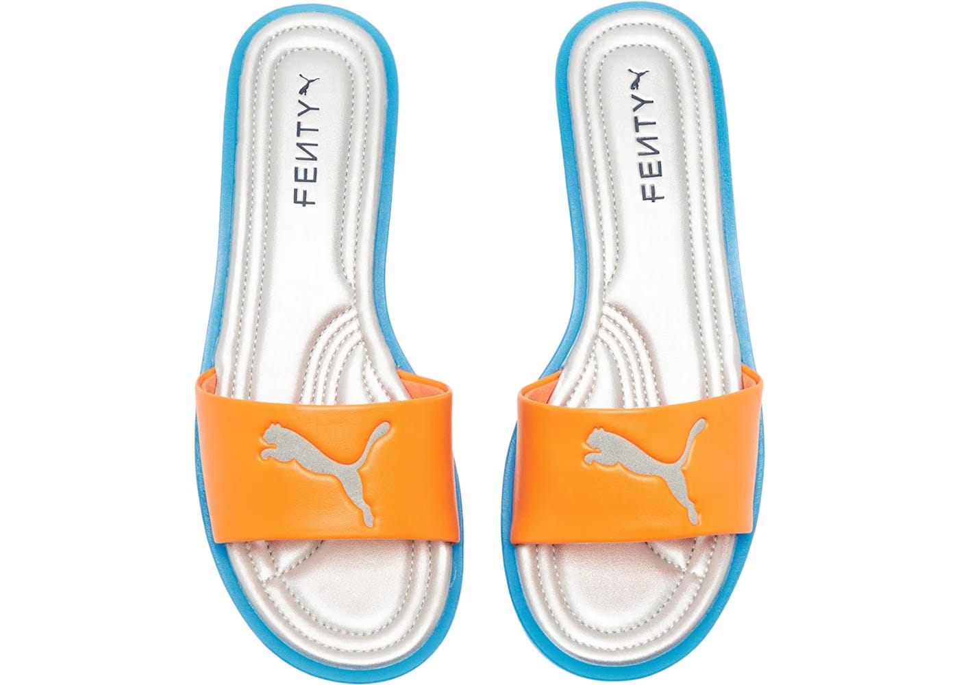 Puma Cat Cleat Sandals Fenty Rickie Orange Racing Blue (Women's)
