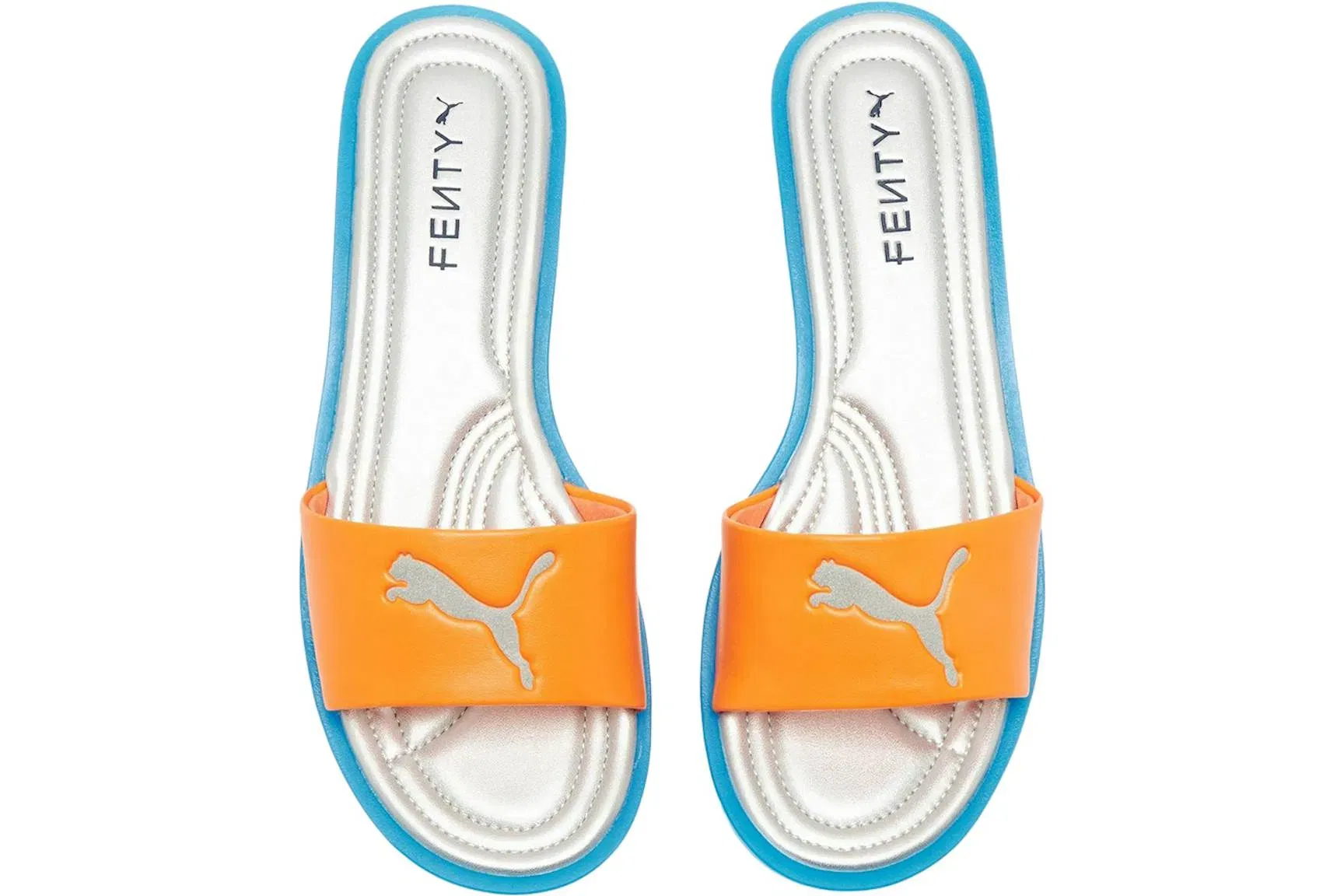Puma Cat Cleat Sandals Fenty Rickie Orange Racing Blue (Women's)