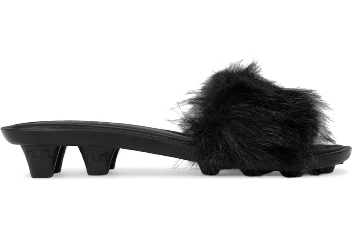 Puma Cat Cleat Sandals Fenty Chic Fur Black (Women's)
