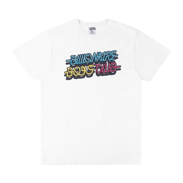 Billionaire Boys Club Neon T-Shirt White