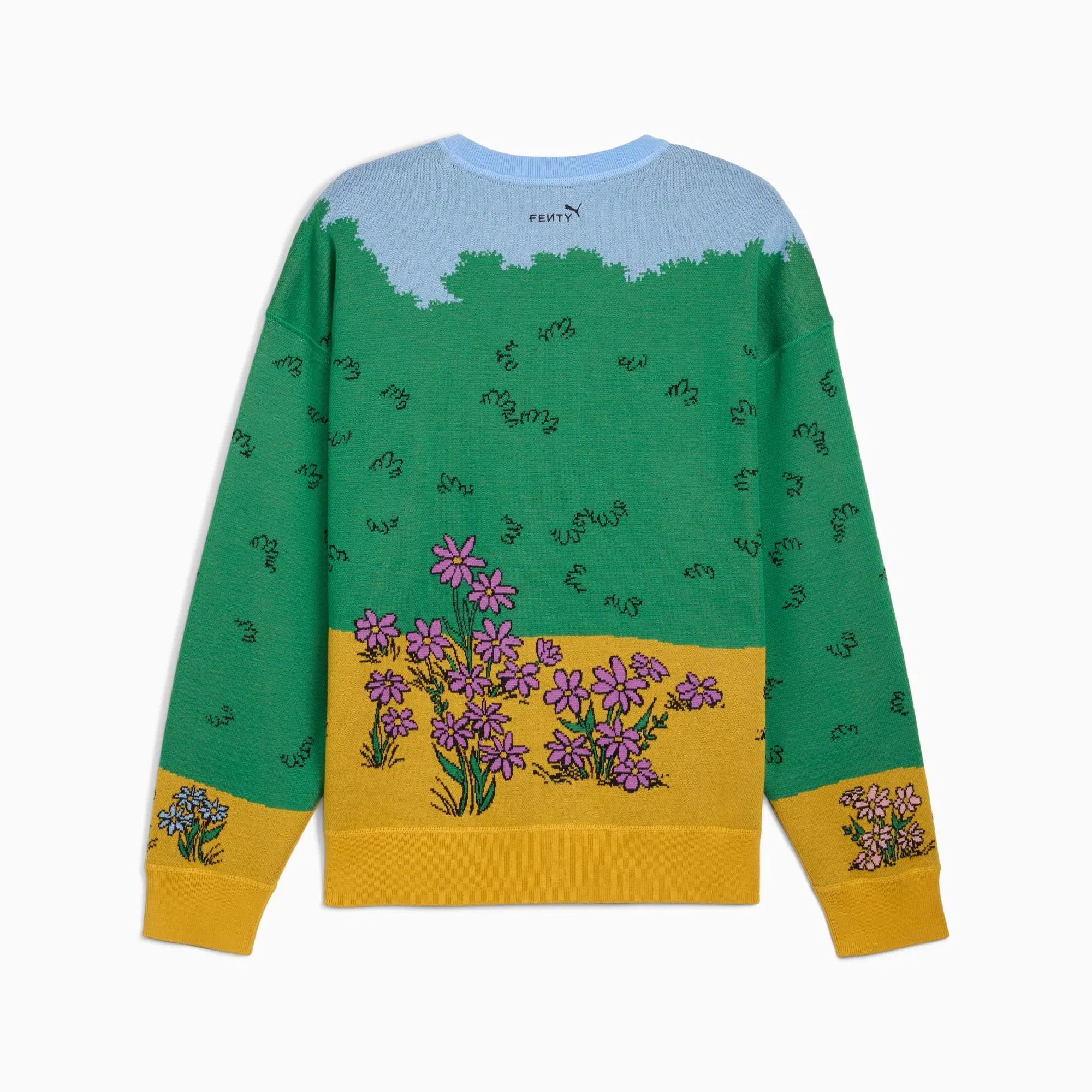 FENTY x PUMA x SMURFS Knit Crew Sweat Unisex ( Day Dream)