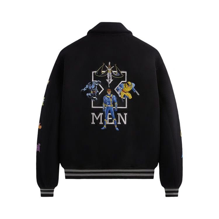 Kith For X-Men Wool Varsity Jacket Black