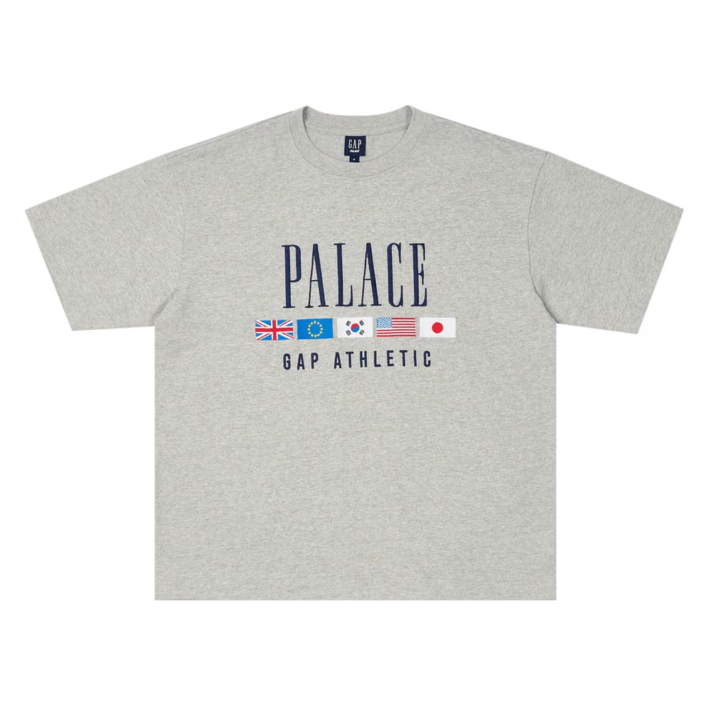 Palace x Gap Heavy Jersey T-Shirt Grey