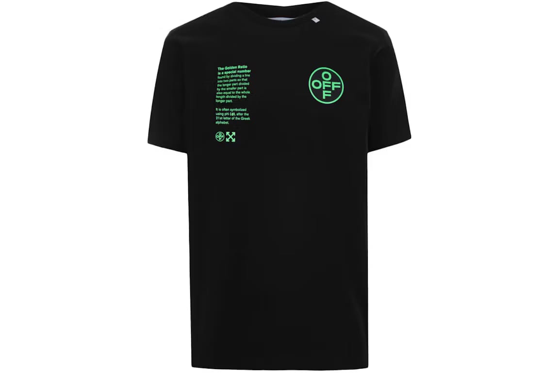 Off-White Arch Shapes Oversized Black T-Shirt