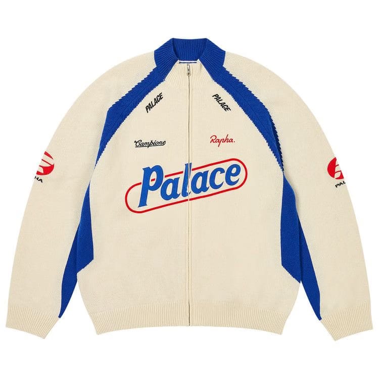 Palace Rapha Zip Knit White