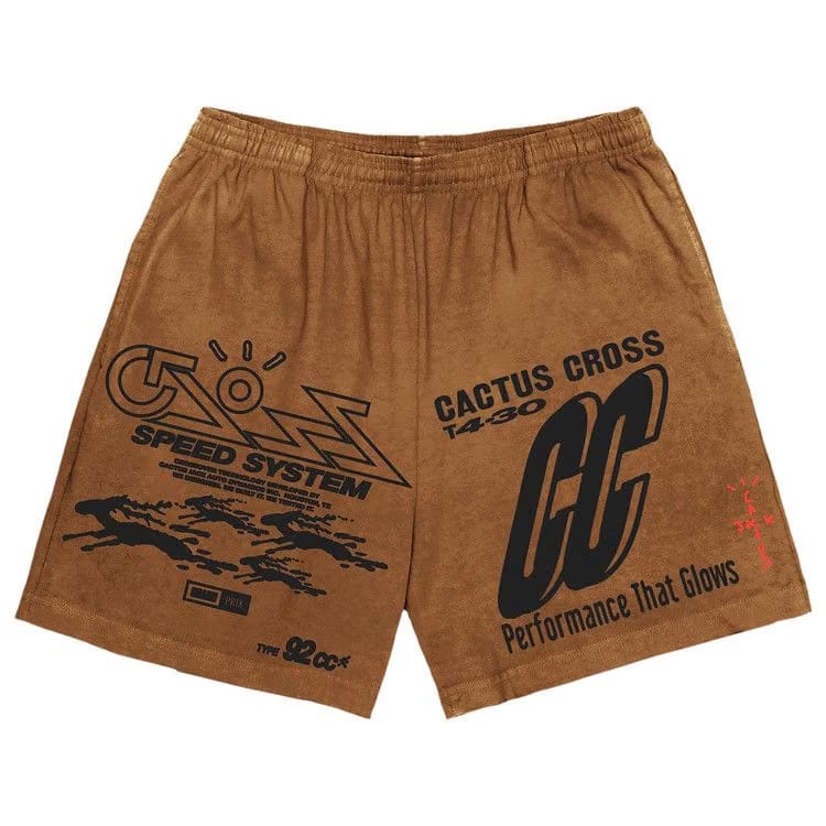Cactus Jack by Travis Scott 92CC Shorts Brown