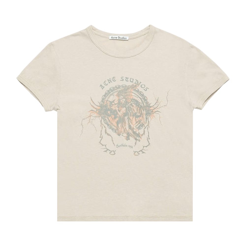 Acne Studios T-Shirt Faded Grey