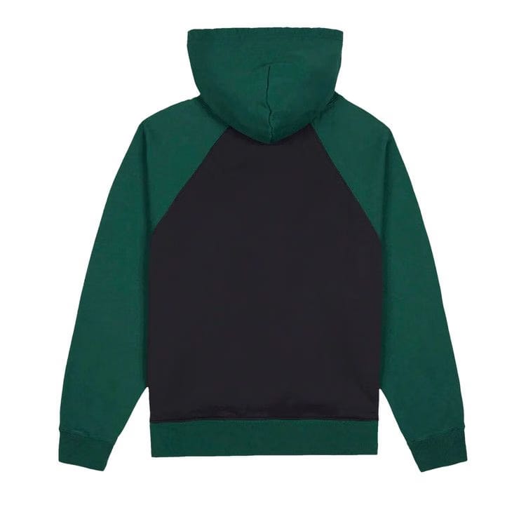 Brain Dead Pigment Wash Logo Head Raglan Hoodie Navy