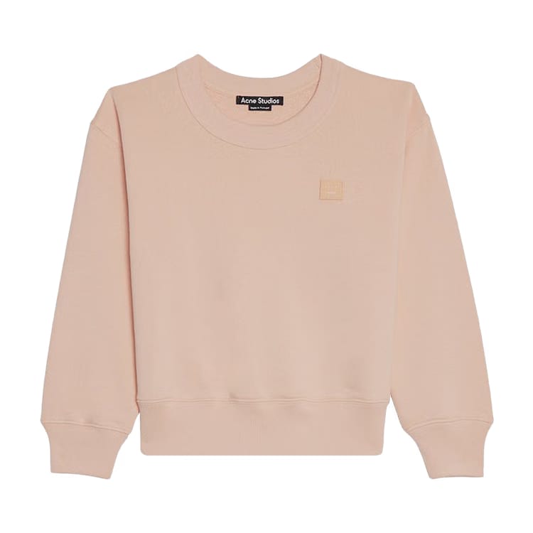 Acne Studios Kids Crewneck Sweatshirt Powder Pink