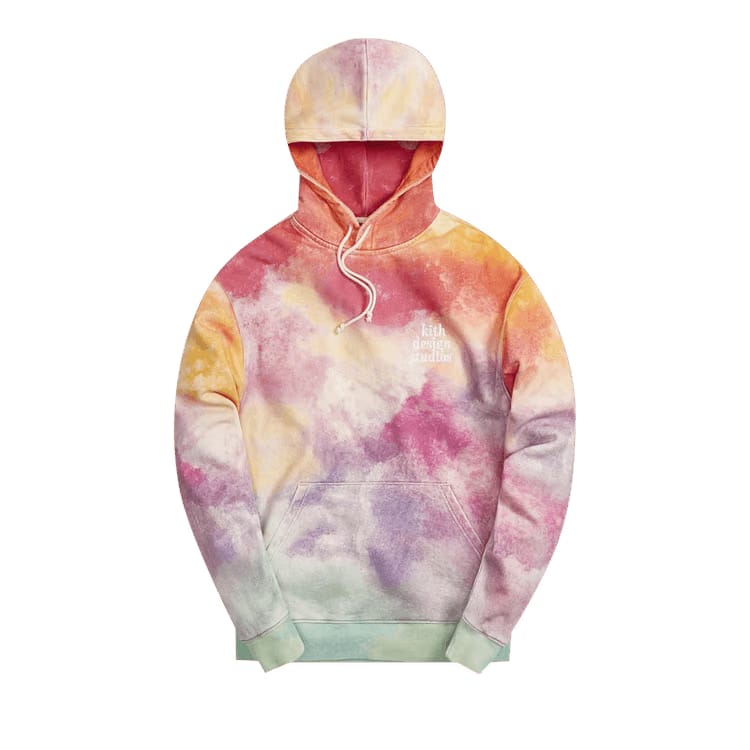 Kith Tie Dye Williams III Hoodie Pink/Green
