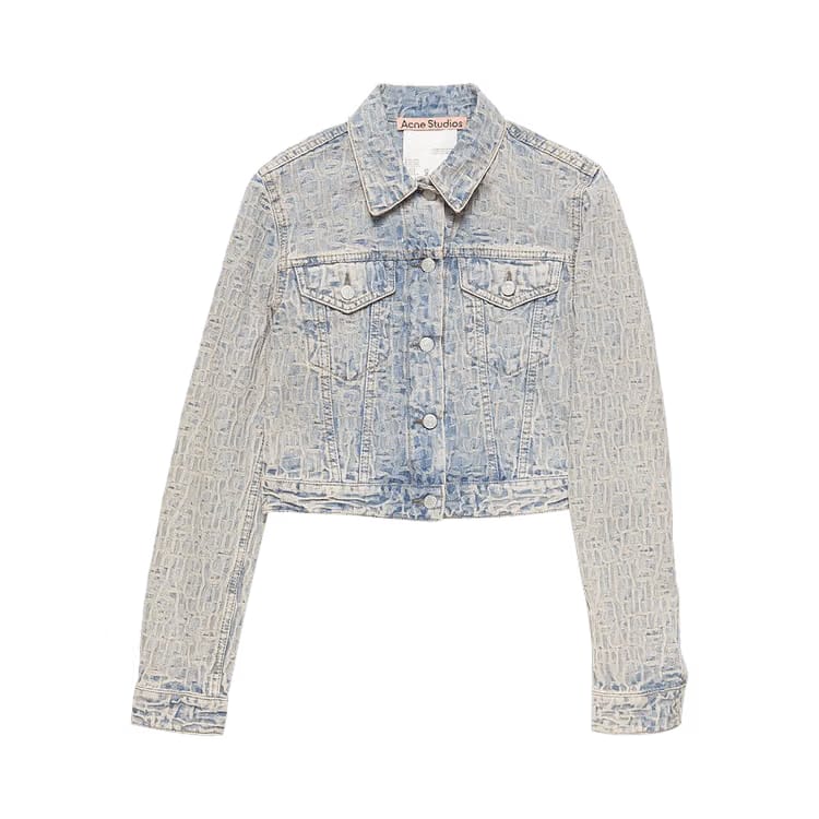 Acne Studios Denim Jacket Blue/Beige
