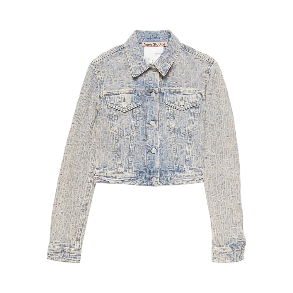 Acne Studios Denim Jacket Blue/Beige