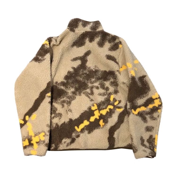 Cactus Jack by Travis Scott Half-Zip Sherpa Pullover Cream