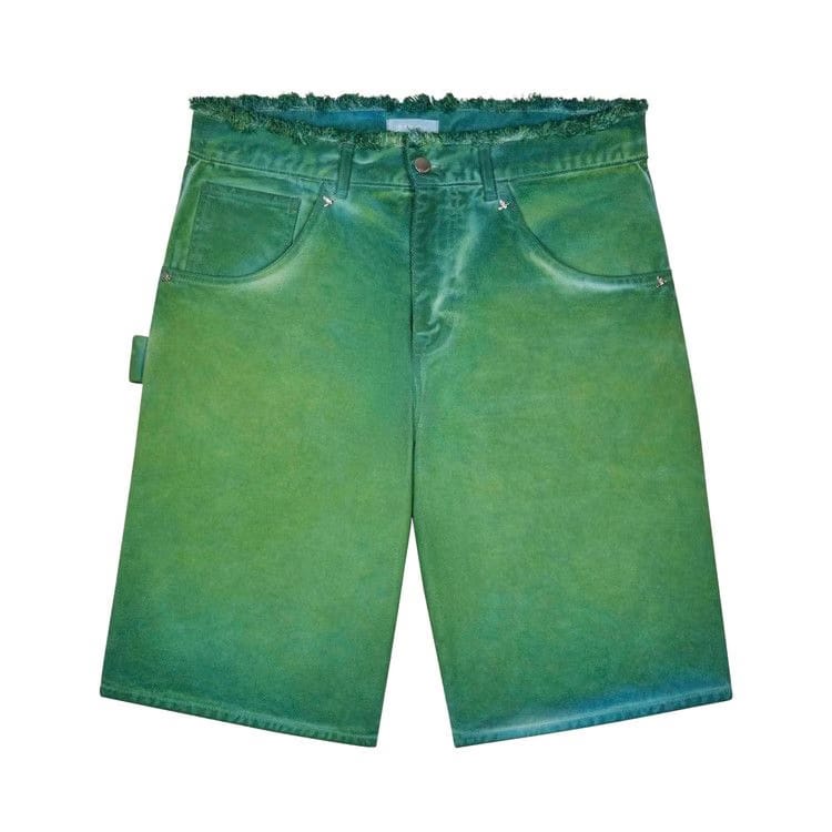 3.PARADIS Denim Shorts Green