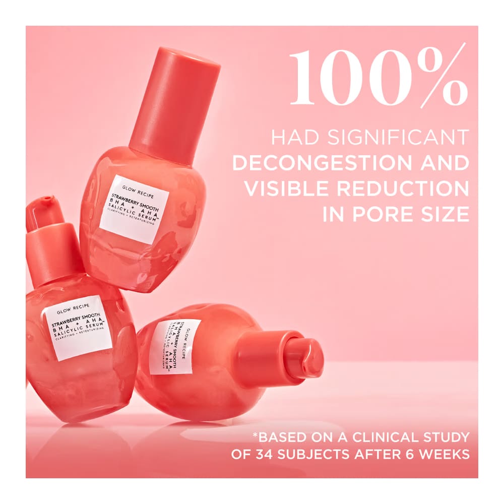Strawberry Smooth BHA + AHA Salicylic Serum