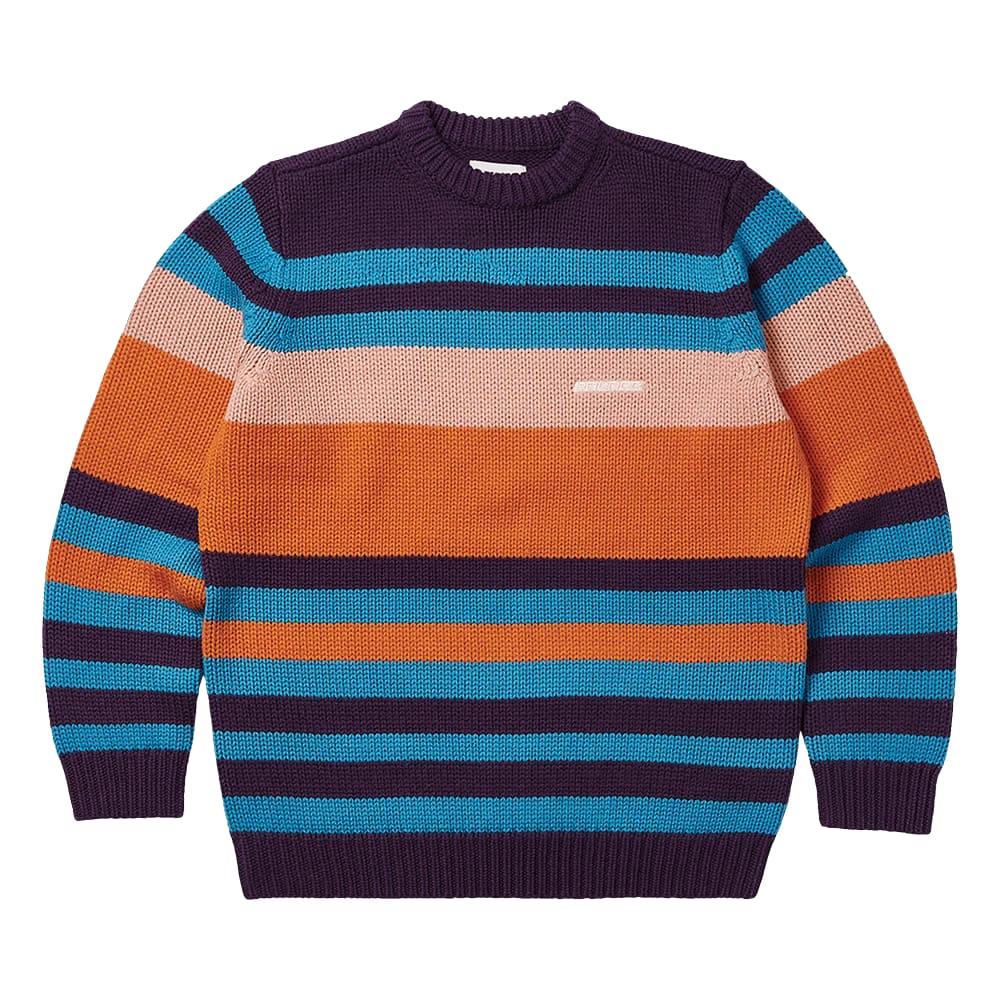 Palace Heavy Stripe Knit Orange