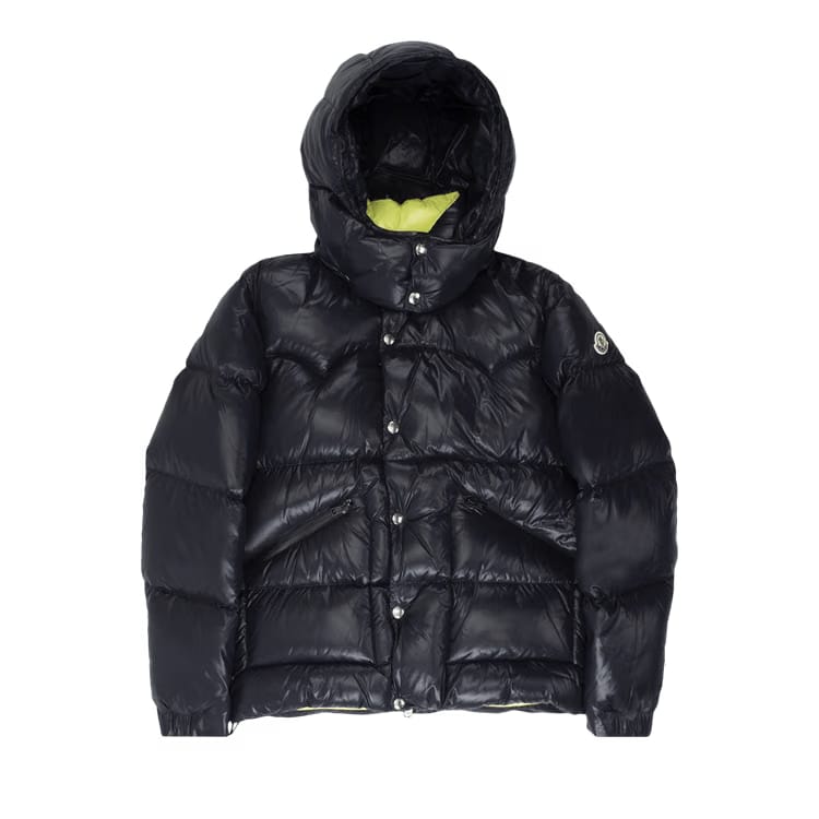 Moncler Coutard Shiny Puffer Jacket Navy