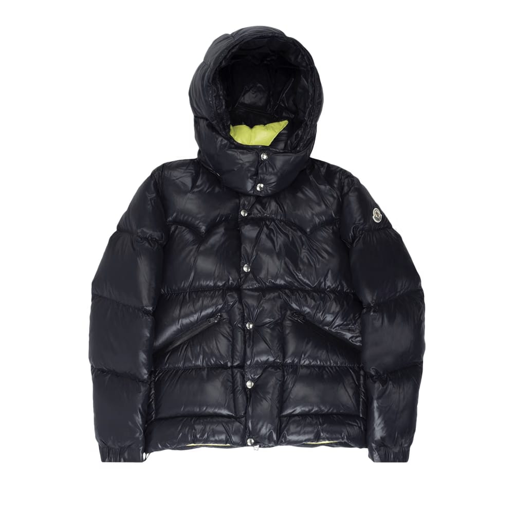 Moncler Coutard Shiny Puffer Jacket Navy