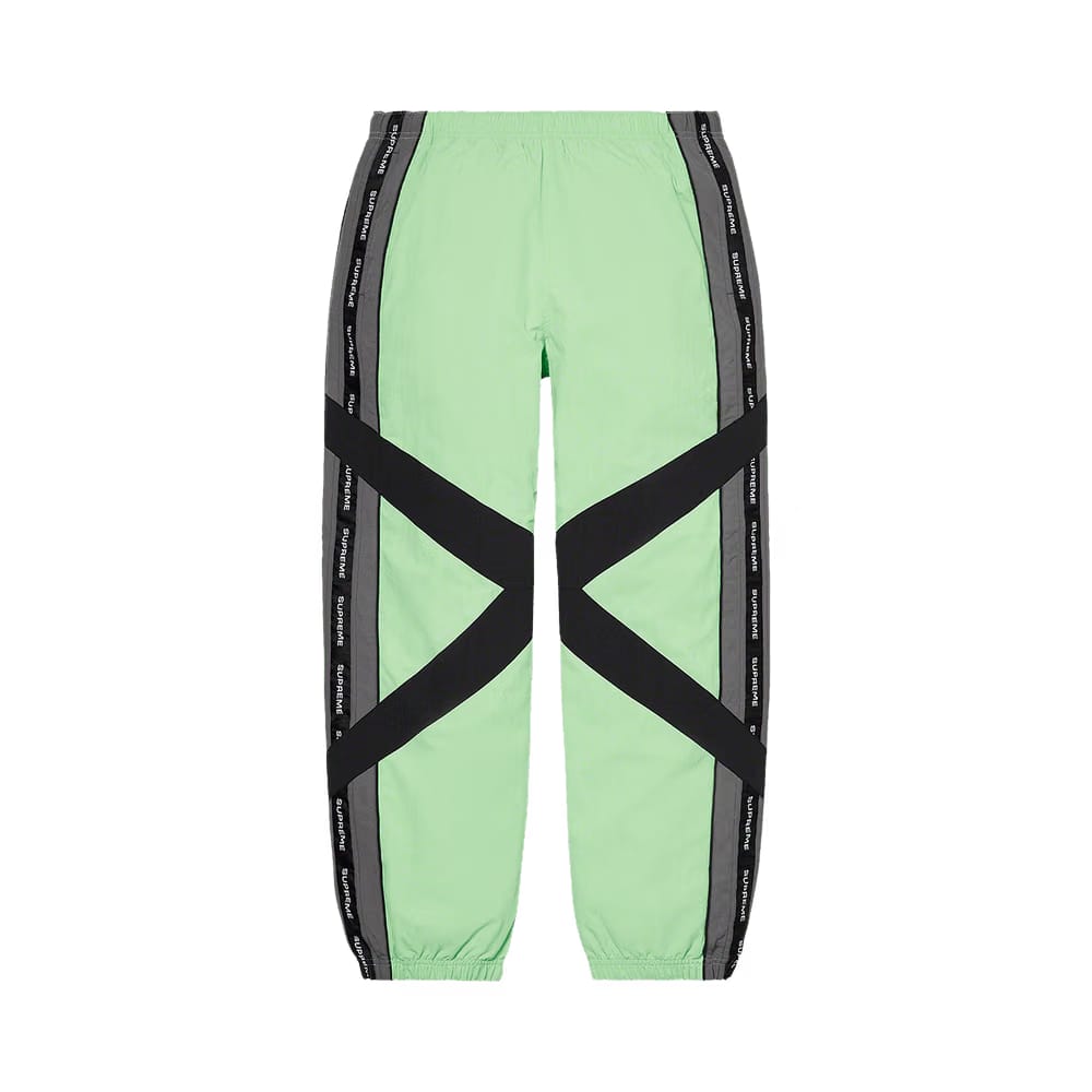 Supreme Cross Paneled Track Pant Mint