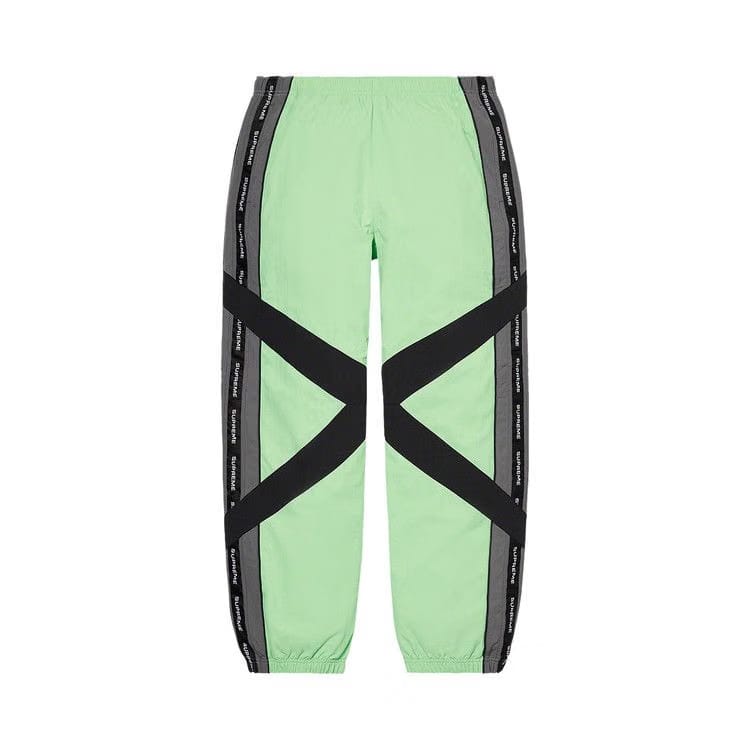 Supreme Cross Paneled Track Pant Mint