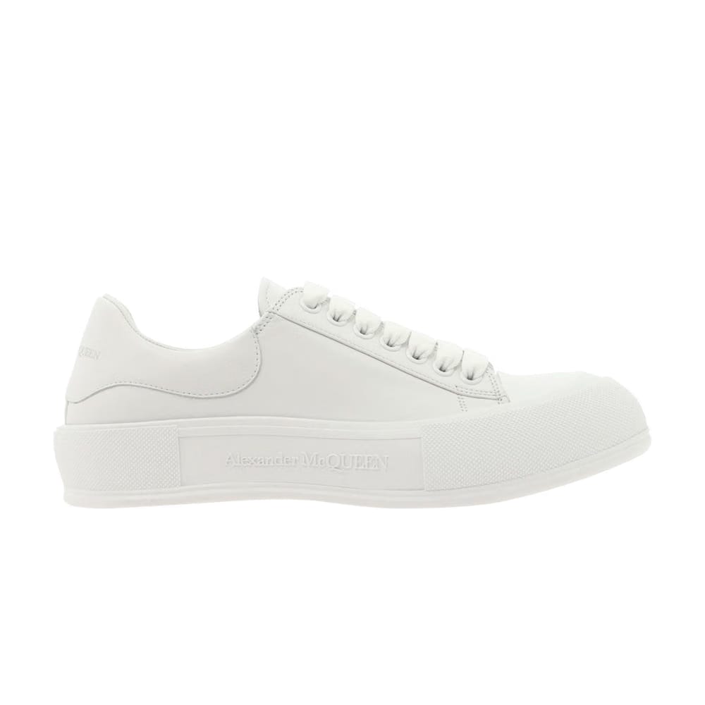 Alexander McQueen Deck Plimsoll Optic White