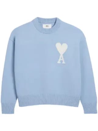 AMI Paris Ami de Coeur wool jumper