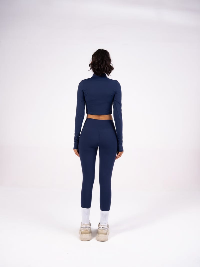 Blueberry Bramble -Shaker Top - Long Sleeves