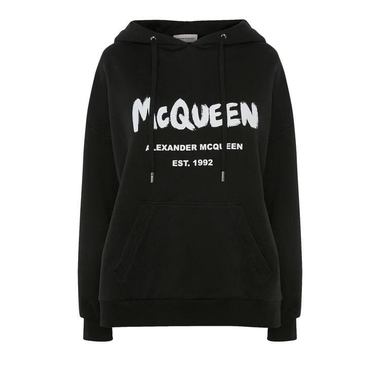 Alexander McQueen Graffiti Sweatshirt Black