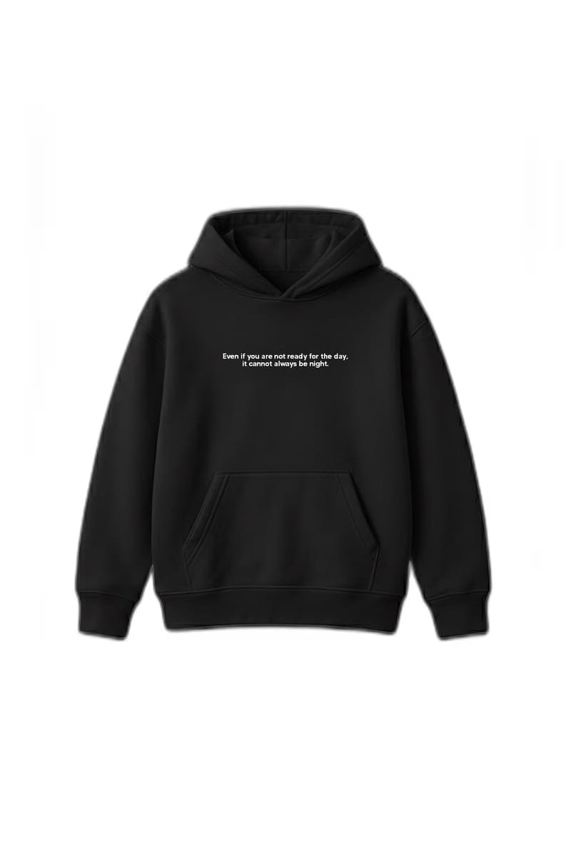 Praise God Black Oversized Hoodie