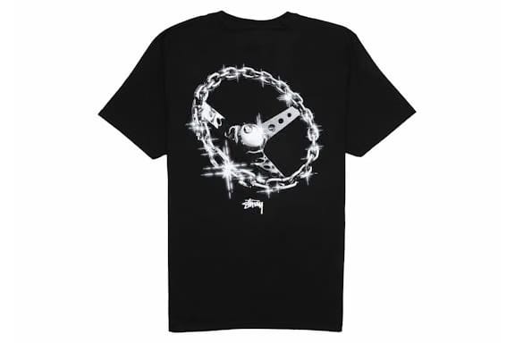 Stussy Chain-Link T-Shirt Black