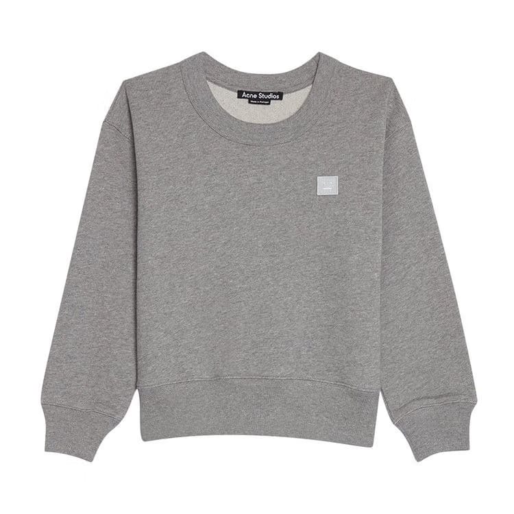 Acne Studios Kids Crewneck Sweatshirt Light Grey Melange