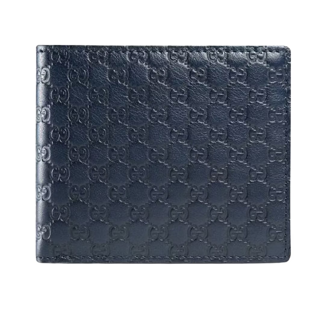 Gucci Bifold Wallet MicroGuccissima Blue