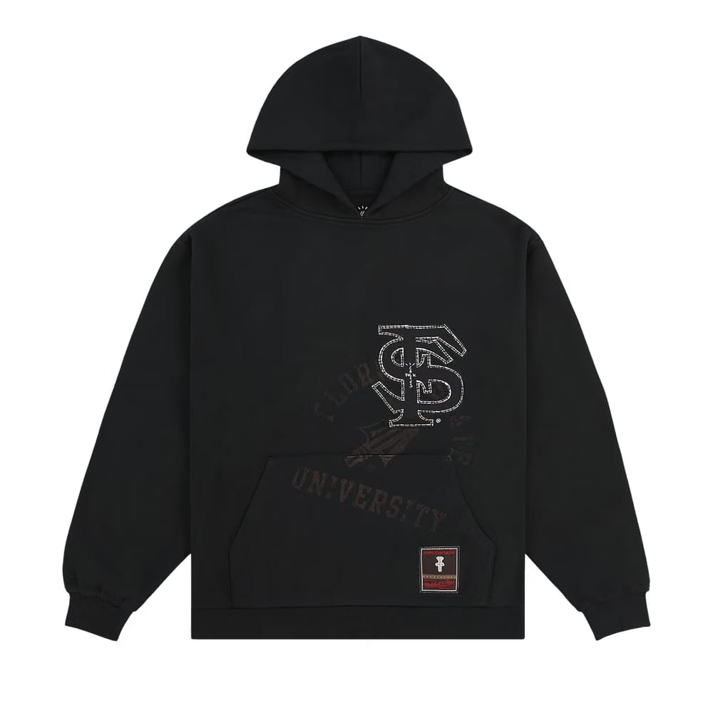 Cactus Jack by Travis Scott x Mitchell & Ness Florida State University Hoodie Black