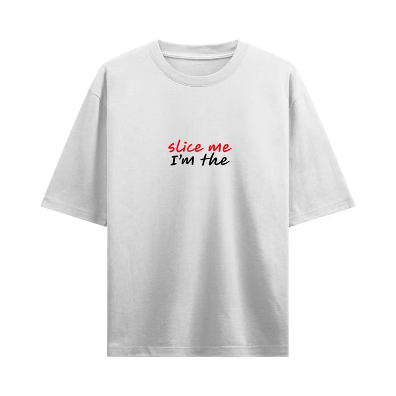Myugen Pizza Slut Oversized T-Shirt White