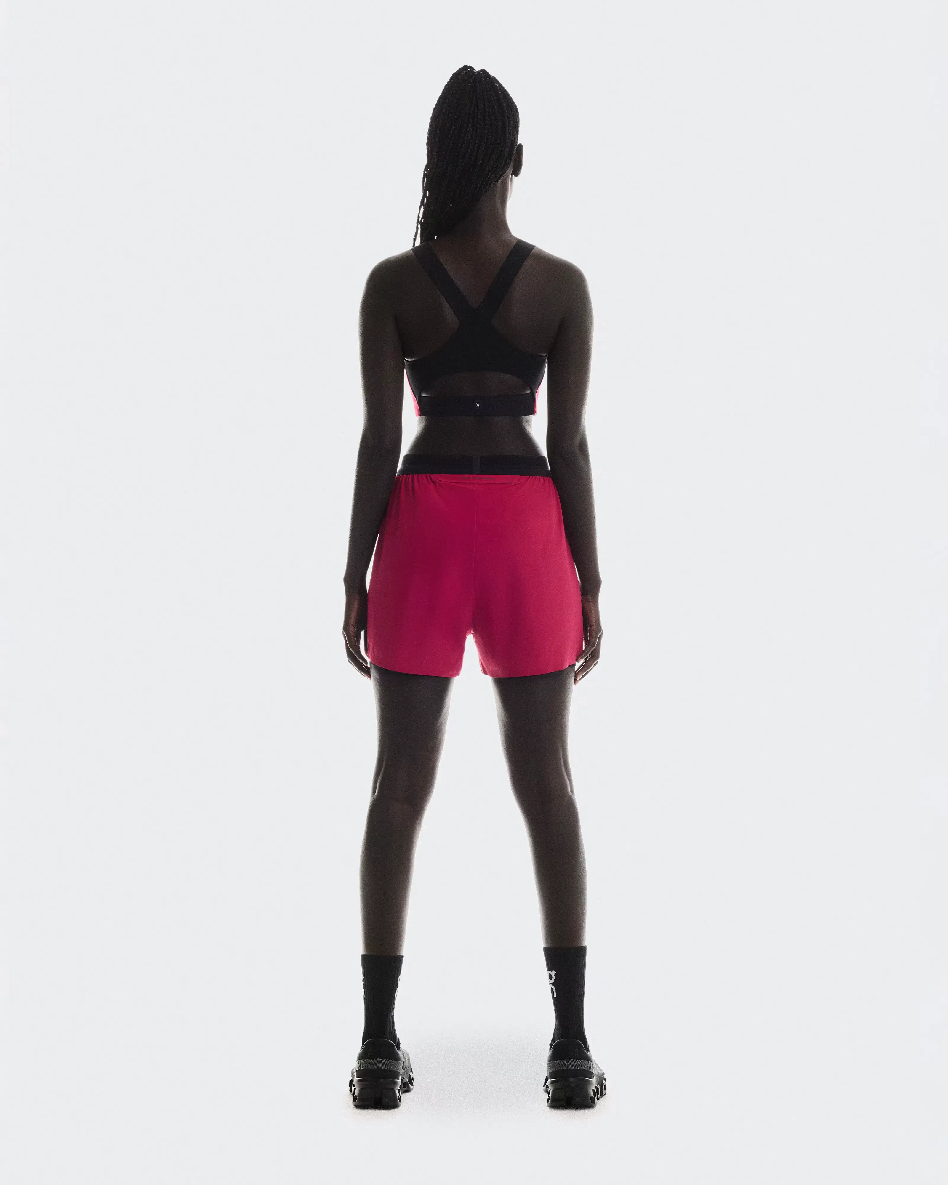 3" Performance 2/1 Shorts Grenadine Black