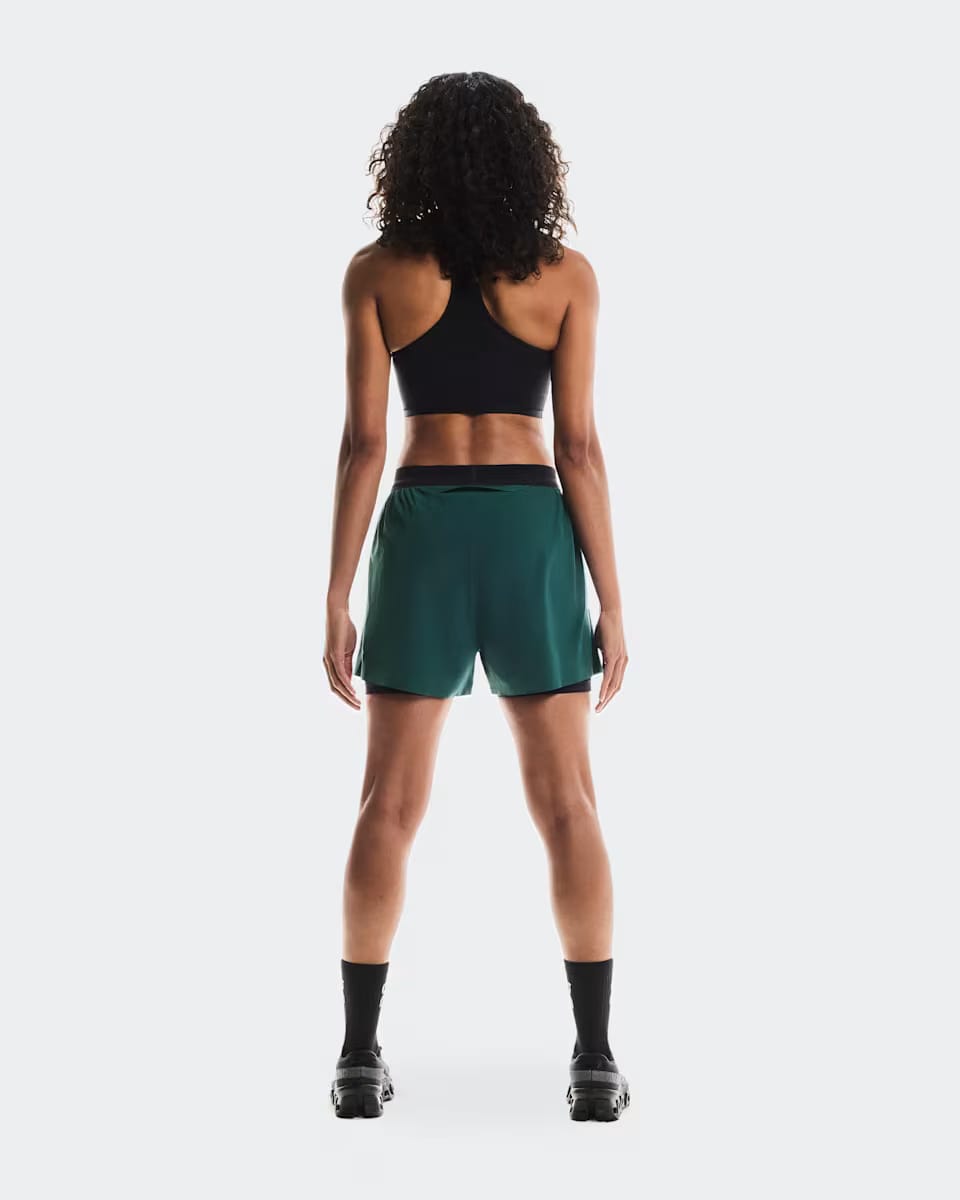 3" Performance 2/1 Shorts Spirulina Black