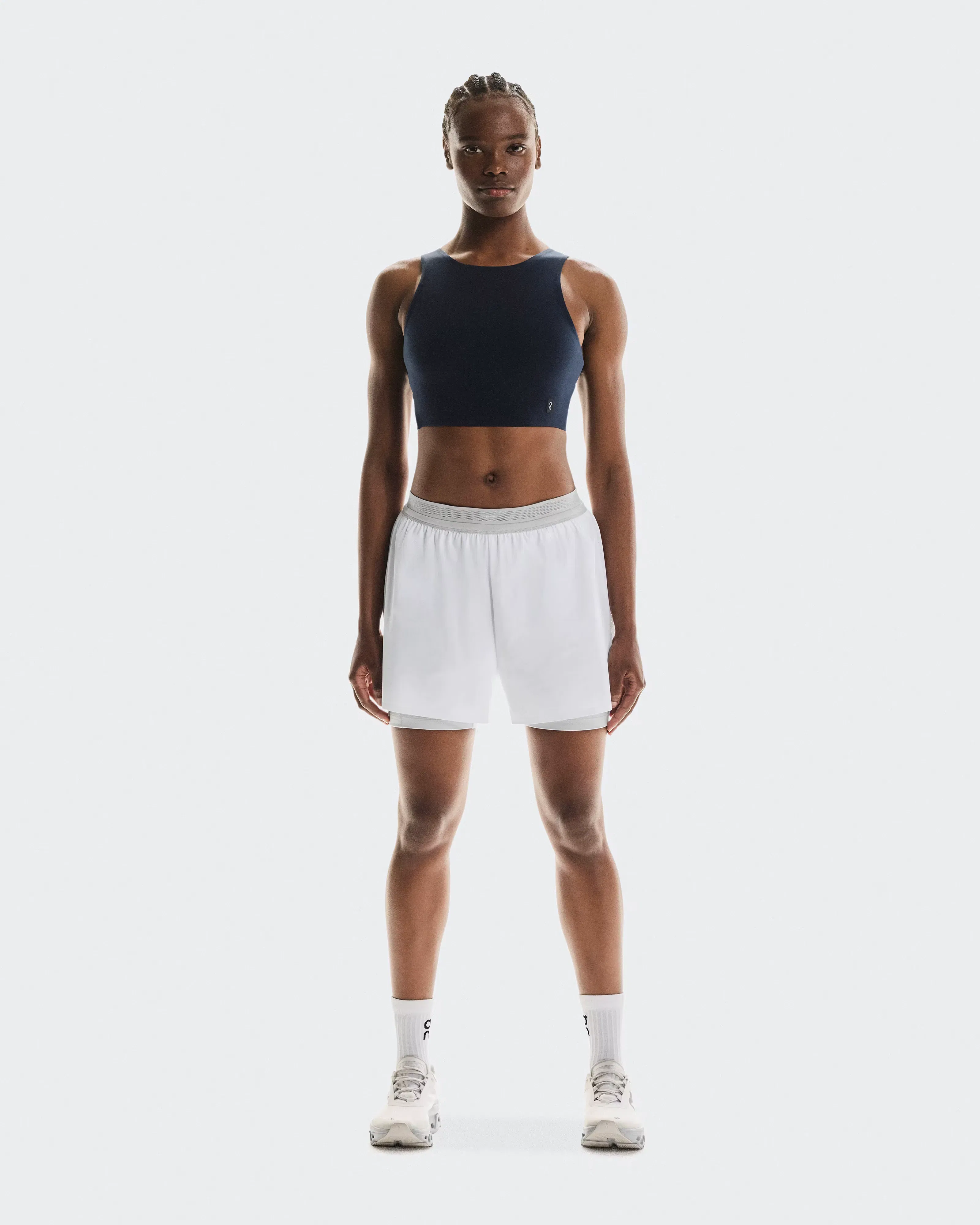 3" Performance 2/1 Shorts White Glacier