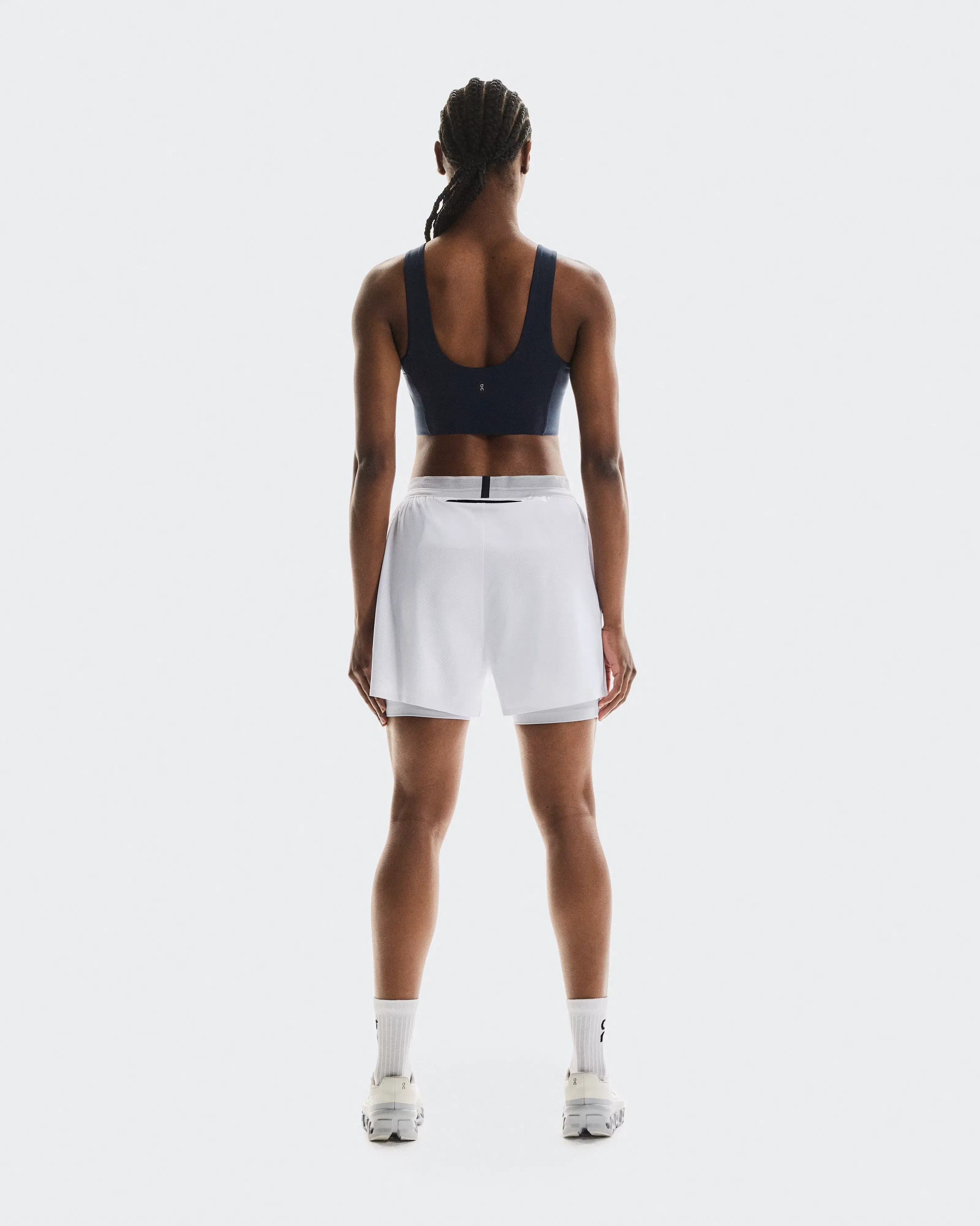 3" Performance 2/1 Shorts White Glacier